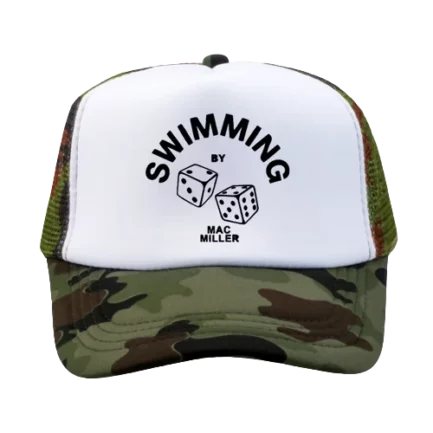 Mac Miller Dad Hat Swimming Print Hat